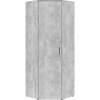 regál Rohový regál MultiDo s dvířky - Black Red White - BRW Světlý ateliér 71.5x195 cm