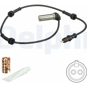 Přislušenství brzdového systému Snímač, počet otáček kol DELPHI SS20627