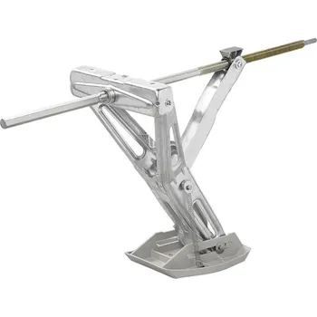 Tanatech Opěrná noha karavanu / přívěsu 1000kg 605x280mm V:470mm vč.stabilizační patky a prodlouženého otočného mechanismus