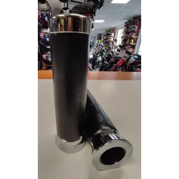Parts Europe PARTS rukojeti - gripy DS-243263 kůže/chrom BLACK 2ks