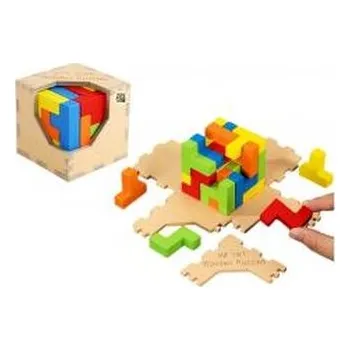 Dřevěná hračka Drewniana kostka magiczna