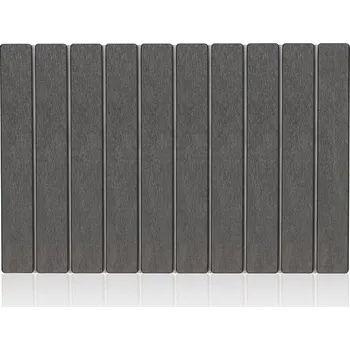 Protiskluzová podložka Bezdoteku Předložka do koupelny a kuchyně skládací 60 × 39 cm, šedá