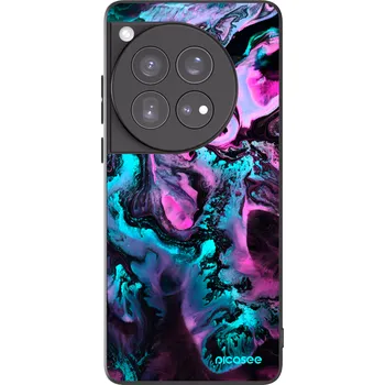 Pouzdro na mobilní telefon Picasee silikonový černý obal pro OnePlus 12 5G - Lean