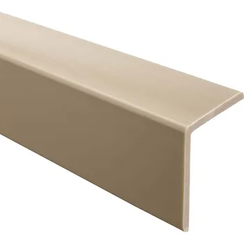 Stavební profil Měkký PVC rohovník, ochranný rohový profil, béžový, 35x35mm, 150cm