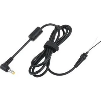 Elektrický konektor Konektor s kálem rohový 5,5/2,5 (19V/3,16A) černý