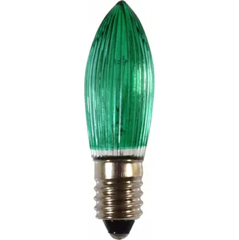 Žárovka Žárovka E-10 34V 3W zelená pro svícen 7x34V, 1ks
