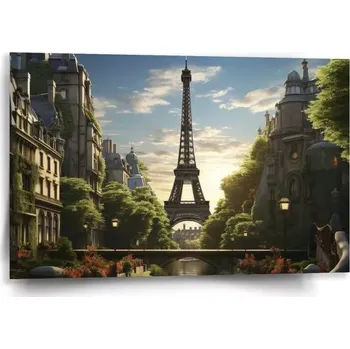 Obraz Sablio Obraz Paříž Eifellova věž Art - 60x40 cm