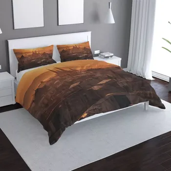 Povlečení Sablio Povlečení Barcelona Night Skyline - 140x200 / 90x70