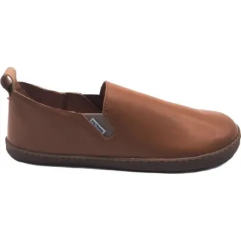 Pánské tenisky Pánské barefoot boty PEGRES SLIP-ON BF 82 0.1 46 Hnědá