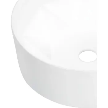 Umyvadlo Umyvadlo na desku kulaté VidaXL Zakito Europe 36 cm bílé