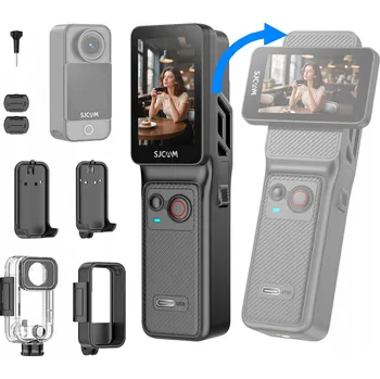 Zabezpečení domácnosti Mini Sportovní Kamera SJCAM C400 Otočný Displej Dálkové Ovládání 4K WiFi 7h