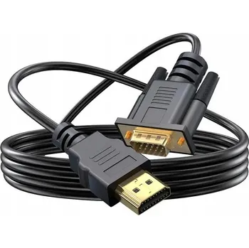 Video kabel Kabel D-Sub VGA na HDMI 1,8 m 1080p