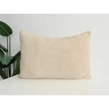 Povlečení XPOSE® Mikroplyšový povlak na polštář - bílá káva 70x90 cm, Mikroplyš + Prodloužená možnost vrácení zboží do 50 dnů