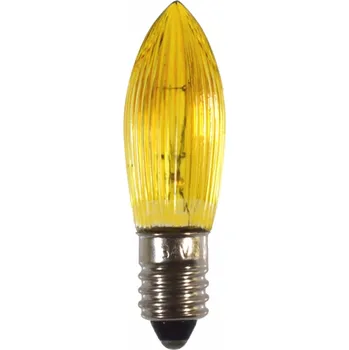 Žárovka Žárovka E-10 34V 3W žlutá pro svícen 7x34V, 1ks