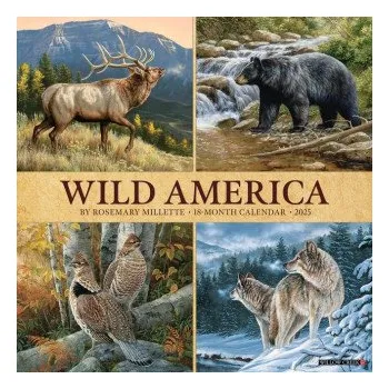 Kalendář Wild America 2026 12 X 12 Wall Calendar (EN)