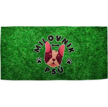 Sablio Ručník Milovník psů - 30x50 cm