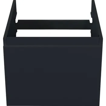 Koupelnový nábytek Koupelnová skříňka pod umyvadlo Sanox Frozen černá matná 40 x 40 x 45 cm