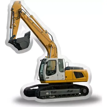 Polštář Sablio 3D polštář ve tvaru Bagr