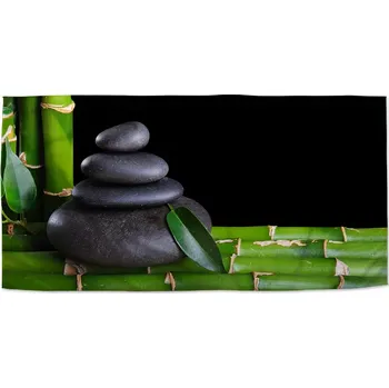 Sablio Ručník Bambus a kameny - 30x50 cm