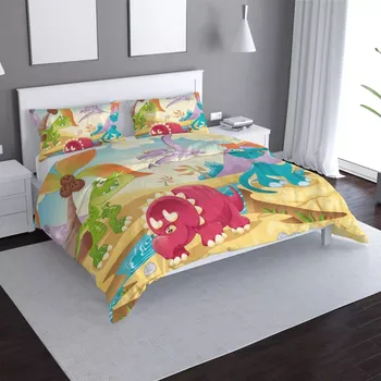 Povlečení Sablio Povlečení Dinosauři 5 - 140x220 / 90x70