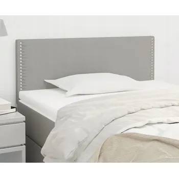 VidaXL Čelo postele, světle šedé, 100x5x78/88 cm