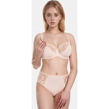 Podprsenka Teyli podprsenka nevyztužená béžová velikost 85H