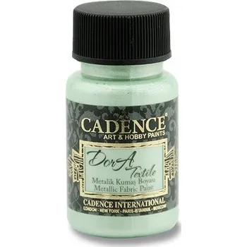 Speciální výtvarná barva Textilní barva Cadence Dora Textile - mátová
