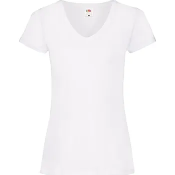 Fruit of the Loom Dámská váha s výstřihem do V Barva: white, Velikost: XL G_F271N