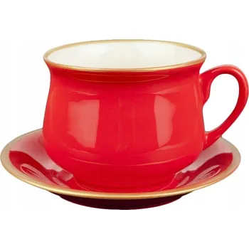 ŠÁLEK S PODŠÁLKEM ČERVENÝ MIEROSZÓW KERAMIKA