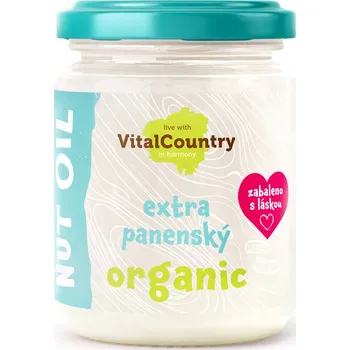 Rostlinný olej Vital Country Kokosový olej lisovaný za studena BIO 480 ml