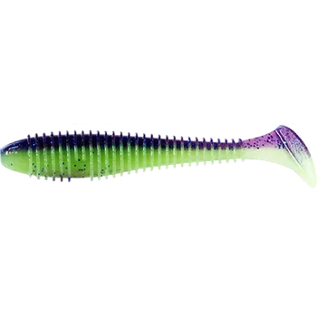 Umělá nástraha Gumová Nástraha Keitech Swing Impact Fat 2.8" 7cm PAL#06 Violet Lime Belly (8ks)