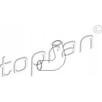 Ventilátor topení a klimatizace Topran 206 556 Hadice, odvětrávání klikové skříně