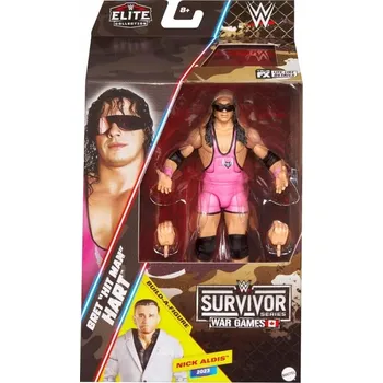 Figurka Akční figurka Mattel WWE Elite Survivor Bret Hit Man Hart, 15 cm