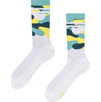 Pánské oblečení Veselé funkční ponožky Limetková kamufláž