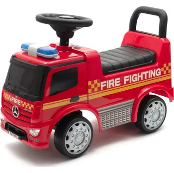 Dětské vozidlo Dětské odrážedlo se zvukem Mercedes Baby Mix HASIČI červené