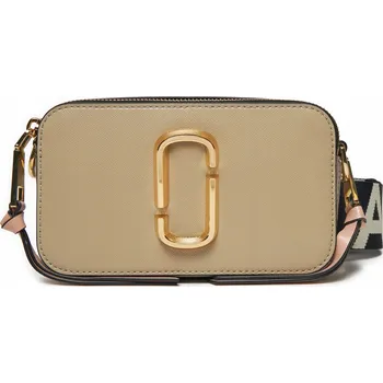 Kabelka Marc Jacobs kabelka z přírodní kůže béžová