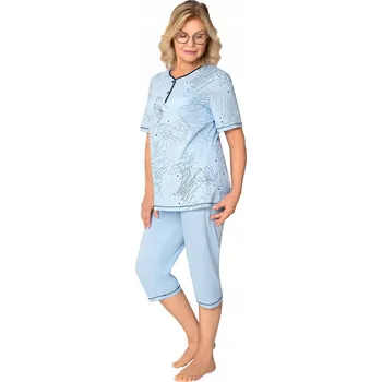 Dámské pyžamo Martel dámské pyžamo bavlna modré, velikost XXL
