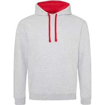 Pánská mikina Just Hoods Univerzitní mikina s kapucí Barva: heather grey, Velikost: S G_JH003