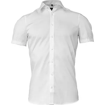 Pánská košile Marvelis Pánská košile Body Fit Extra dlouhý rukáv Barva: white, Velikost: 42 G_MV679969