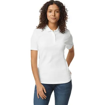 Dámské tričko Gildan Dámské piqué polo Softstyle® Barva: white, Velikost: L G_G64800L