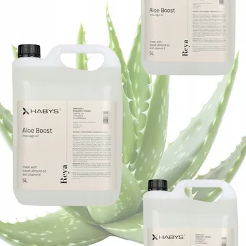 Masážní přípravek Aloe olej Habys 5000 ml