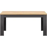 HESEN rozkládací jídelní stůl STO/7/16, grafit/dub artisan