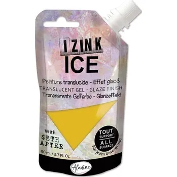 Speciální výtvarná barva Aladine Izink Ice Efektová barva Sunshine Yellow 80 ml 1 ks
