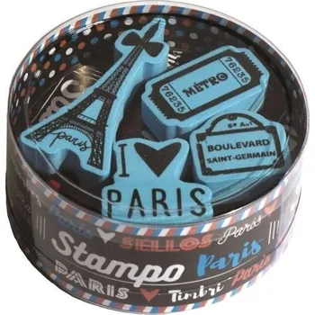 Dětské razítko Aladine Stampo Sada razítek Paříž-4 ks