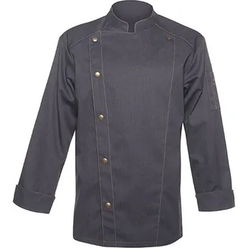 Gastro oděv Karlowsky Chef Jacket Jeans-Styl Barva: Vintage Black (ca. Pantone Cool Grey11C), Velikost: 62 G_KY099