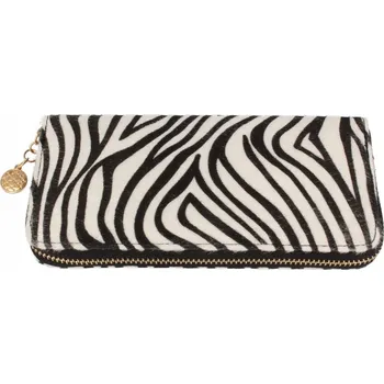 Peněženka Dámská peněženka bílo-černá se vzorem zebry