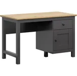 HESEN psací stůl BIU1D1S, grafit/dub artisan