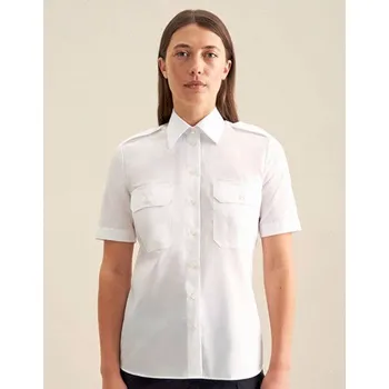 Dámská halenka Seidensticker Dámská pilotní halenka Regular Fit s krátkým rukávem Barva: Light Blue, Velikost: 36 G_SN080666