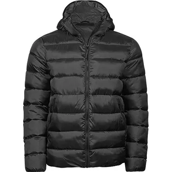 Pánská větrovka Tee Jays Lehká bunda s kapucí Barva: black, Velikost: XS G_TJ9646