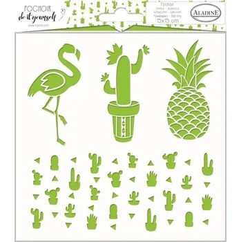 Dětské razítko Aladine Deco Šablona 15 x 15 cm Kaktusy